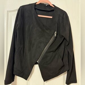 Express Faux Suede Moto Jacket